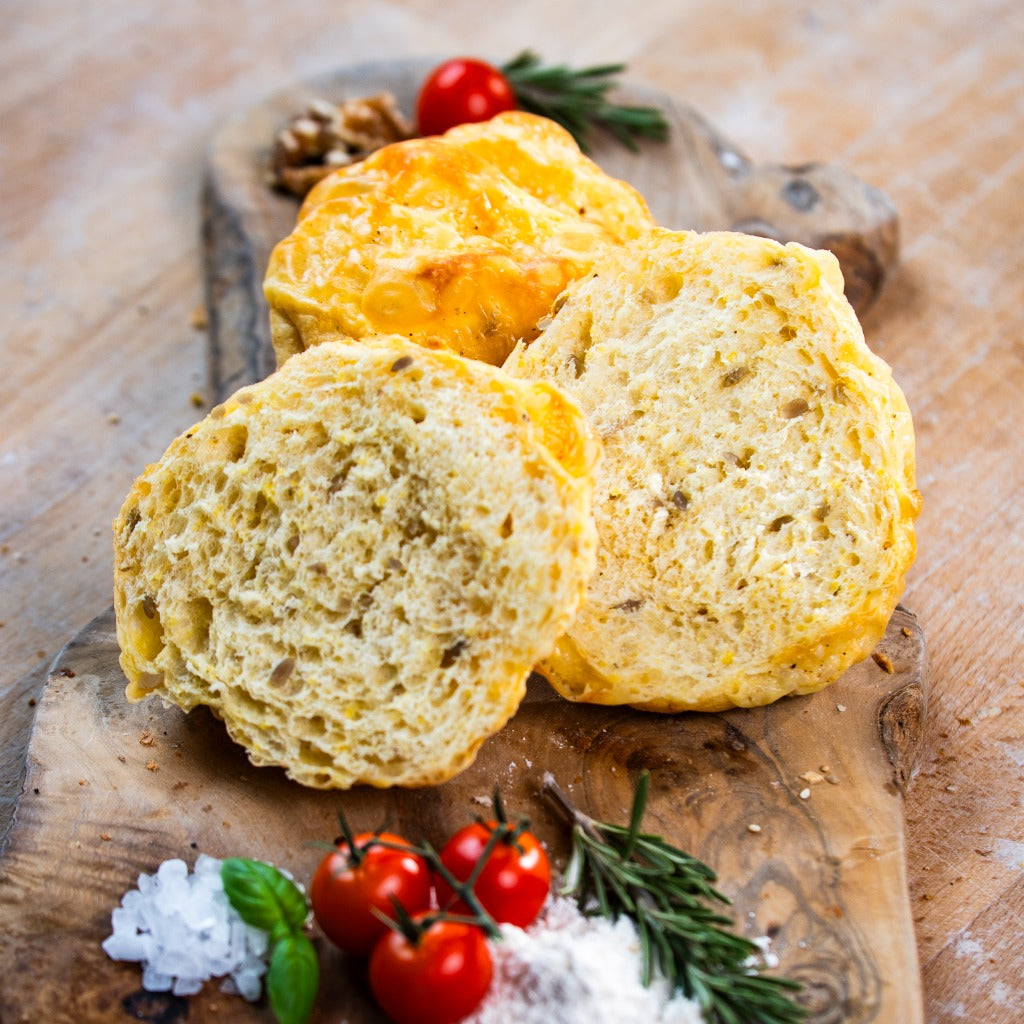 Käse-Mais-Brötchen