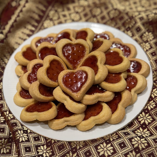 Teegebäck - Fruchtherzen