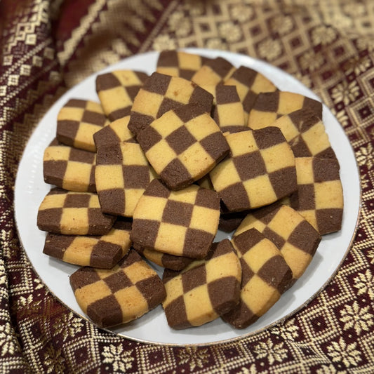 Teegebäck - Schwarz-Weiß-Gebäck